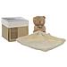 Peluche Con Fazzoletto A Orsetto In Poliestere Beige - Foto miniatura 5