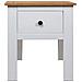 Comodino Bianco 46x40x57 cm in Legno di Pino Panama Range - Foto miniatura 3