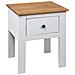 Comodino Bianco 46x40x57 cm in Legno di Pino Panama Range - Foto miniatura 4