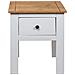 Comodino Bianco 46x40x57 cm in Legno di Pino Panama Range - Foto miniatura 6