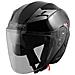 Casco Jet Moto Scooter Omologato Ece 22-05 Visiera Parasole Antigraffio Nero Xl - Foto miniatura 4