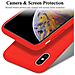 Custodia Compatibile Con Apple Iphone X / Xs In Liquid Rosso - Coperchio Protettivo In Silicone Tpu Flessibile - Foto miniatura 8