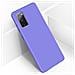 Cover Silicone Samsung Galaxy S20 Fe Semi-rigida Opaca Soft Touch Viola - Foto miniatura 2