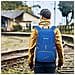 Leggero Pieghevole Zaino 35l Acqua Zaino Resistente Unisex In Nylon Daypack Per La Corsa Escursionismo Escursioni In Bicicletta Sport (blu Scuro)  - Foto miniatura 2