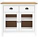 Credenza Hill Bianca 90x40x80 cm in Legno Massello di Pino - Foto miniatura 2
