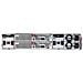 Hewlett Packard Enterprise D3700 w / 25 1.8TB 12G SAS 10K SFF (2.5in) Enterprise Smart Carrier HDD 45TB Bundle, HDD, 45000 GB, HDD, SSD, SAS, Armadio (2U) , Argento - Foto miniatura 3