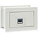 Ideal 5 271300 Cassaforte A Muro Con Serratura A Chiave, Cassaforte Da Incaso A Parete Per Abitazioni, Facile Da Usare, 18 X 26 X 15 Cm, 4 L - Foto miniatura 3