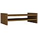 Supporto Per Monitor Miele 50x27x15 Cm Legno Massello Di Pino - Foto miniatura 2
