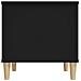 Tavolino Da Salotto Nero 60x44,5x45 Cm In Legno Multistrato - Foto miniatura 7