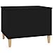 Tavolino Da Salotto Nero 60x44,5x45 Cm In Legno Multistrato - Foto miniatura 8