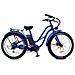 Atalaya - Blu - 250w / 10ah - Bicicletta Elettrica Vintage Cruiser Custom Fat Bike - Foto miniatura 1