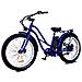 Atalaya - Blu - 250w / 10ah - Bicicletta Elettrica Vintage Cruiser Custom Fat Bike - Foto miniatura 5