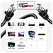 Patc1.8m Cavo Di Rete Lan Plug Rj45 Utp Cat6 Ø 0,56 Lunghezza 1.8m Black - Foto miniatura 4