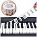 Etichette Rimovibili Per Pianoforte E Tastiera 61 Tasti White - Foto miniatura 1