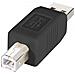 Rf-4078647 Adattatore Per Inversione Del Genere Dei Cavi Usb 2.0 A Usb 2.0 B Nero - Foto miniatura 1