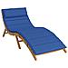 Cuscino Per Lettino Blu Reale 180x60x3 Cm In Tessuto Oxford - Foto miniatura 3