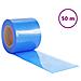 Tenda per Porte Blu 200 mm x 1,6 mm 50 m in PVC - Foto miniatura 2