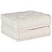 Pouf Modulare Crema 70x70x36 in Tessuto - Foto miniatura 1