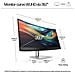 Monitor 39.7" LCD IPS Curvo Serie 7 pro 740pm PVC 5K Ultra HD 5120x2160 Pixel Tempo di Rispsota 5 ms - Foto miniatura 9