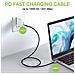 Cavo USB 3.2 Gen 2 USB-C M /M E-Mark 1m Nero - Foto miniatura 6