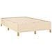 Giroletto a Molle con Materasso Crema 120x190 cm in Tessuto - Foto miniatura 4