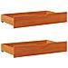 Giroletto senza Materasso Marrone Cera 140x200cm Massello Pino - Foto miniatura 8