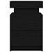 Comodino  con luci LED 2 pezzi Rovere nero 35x39x55 cm - Foto miniatura 8