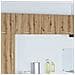 Armadio pensile Riga Rovere Artigiano e Bianco 50 x 31 x 40 cm - Foto miniatura 2