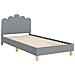Struttura letto bambini con testata Grigio chiaro 90 x 200 cm - Foto miniatura 4