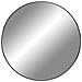 Specchio Con Cornice Jersey-argento-metallo-60x60x0,5 Cm - Foto miniatura 1