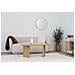 Specchio Con Cornice Jersey-argento-metallo-60x60x0,5 Cm - Foto miniatura 3