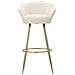 Sgabello Alto Vkh451-beige-metallo-55x53x110 Cm - Foto miniatura 2