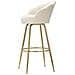 Sgabello Alto Vkh451-beige-metallo-55x53x110 Cm - Foto miniatura 3