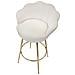 Sgabello Alto Vkh451-beige-metallo-55x53x110 Cm - Foto miniatura 4