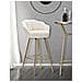 Sgabello Alto Vkh451-beige-metallo-55x53x110 Cm - Foto miniatura 8