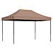 Tenda Party Marrone 279 x 410 x 315 cm Tessuto Oxford - Foto miniatura 1