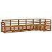 Set divani 6 pcs Naturale Legno di Acacia Massello - Foto miniatura 1