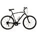 Bici Da Uomo Ibrido Misura 28 Linea Zefiro Bicicletta Con Cambio Acera 24v Telaio In Alluminio Forcella Ammortizzata - 57 Nero Opaco - Foto miniatura 1