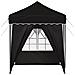 Tenda per feste a pop-up 195 x 195 x 245 cm Nero Tessuto Oxford - Foto miniatura 7