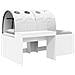 Letto con Tunnel 4 pcs Bianco Legno ingegnerizzato - Foto miniatura 1