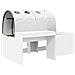 Letto con Tunnel 4 pcs Bianco Legno ingegnerizzato - Foto miniatura 3