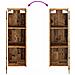 Set di mobili per il bagno 4 pcs Legno antico - Foto miniatura 8
