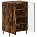 Mobile per scarpe ARNHEM 59,5 x 39,5 x 90 cm Rovere Fumo - Foto miniatura 3