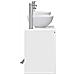 Set di Armadi da Bagno 3 pz Bianco Lucido 49,5 x 41 x 64,5 cm - Foto miniatura 5