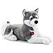 Peluche Classic Cani Husky Marcus Sdraiato 80 cm 22276 - Foto miniatura 1