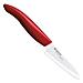 Coltello universale Fk Color 13 cm in ceramica colore rosso - Foto miniatura 1