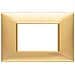 Placca 3 Moduli Oro Opaco Plana 14653.25 - Foto miniatura 3