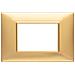 Placca 3 Moduli Oro Opaco Plana 14653.25 - Foto miniatura 6