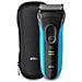 Series 3 ProSkin 3045s Rasoio Elettrico Wet & Dry Ricaricabile Colore Nero / Blu - Foto miniatura 1