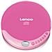 CD-011 - Lettore CD Portatile Walkman Diskman, con Cuffie e Cavo di Ricarica Micro USB, Colore: Rosa - Foto miniatura 1